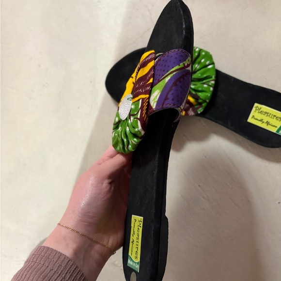 Made in Ghana Summer Sandals Women's Size 8 - Picture 3 of 6